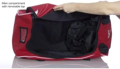 Rawlings | COVERT Duffle Equipment Bag | Baseball/Softball | Multiple Styles - color: Black