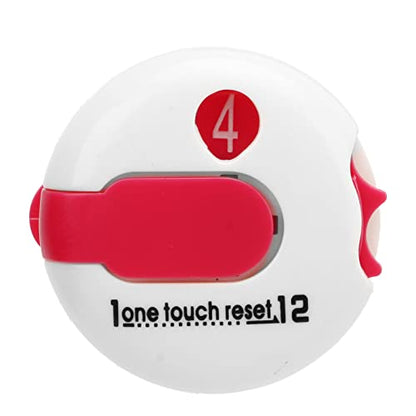 Golf Score Counter Lightweight Portable One Touch Reset for Golfers and Competitors Plastic 1pc for Golf Course