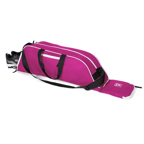 EALER Baseball Bat Tote Bag & T-ball, Softball Equipment Bag - Gear for Kids, Youth, and Adults Holds Bat, Helmet, Glove, Cleats, Shoes and More - color: Rose Red