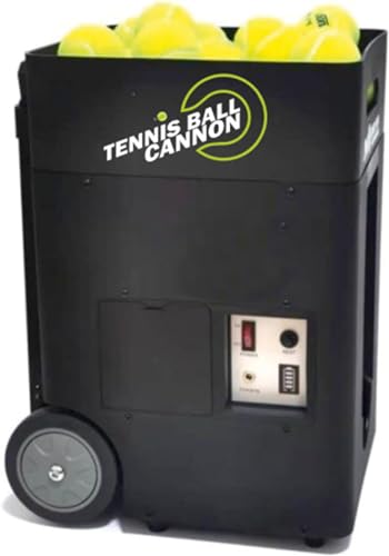 Portable Tennis Ball Machine 22 lbs for Beginners, Dual Motor for Top Spin & Backspin, 50+ Ball Capacity, Max 45 MPH Speed, 4+ Hour Rechargeable Battery, App and Remote Controlled