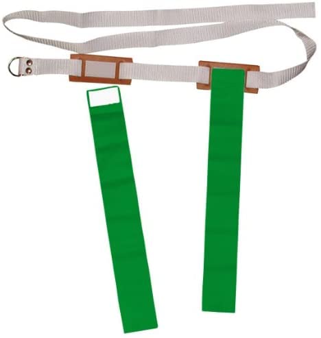 Lot 6 of Flag Football 60" Belts with 2 Flags - color: Green