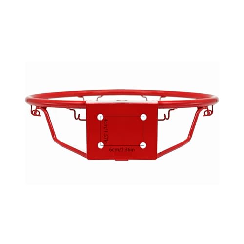 Basketball Rim Goal Wall Mounted Hoop Indoor Outdoor Hanging Basketball Hoop, 32centimeter/12.6inch