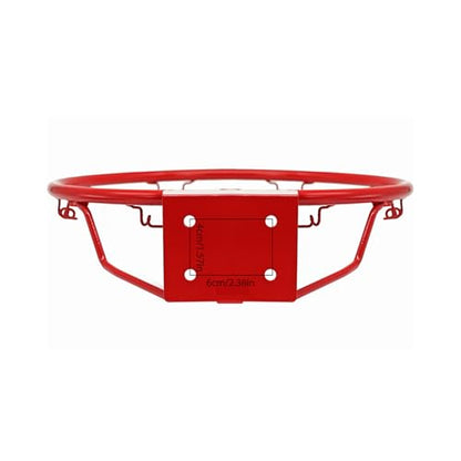 Basketball Rim Goal Wall Mounted Hoop Indoor Outdoor Hanging Basketball Hoop, 32centimeter/12.6inch