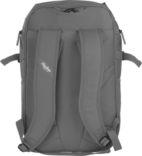 Rawlings | FRANCHISE 2.0 Player's Backpack | Baseball/Softball | Rec/Travel | Multiple Styles | Baseball/Softball - color: GRAPHITE