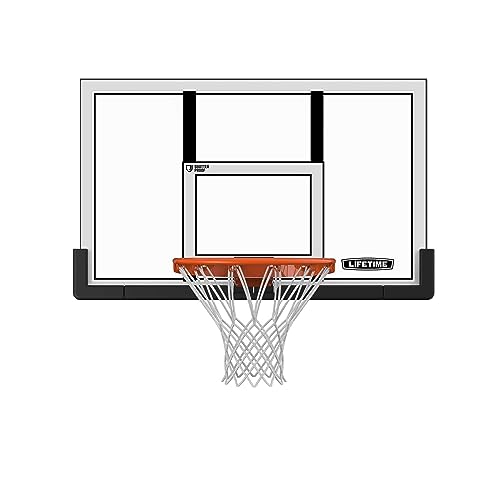 Lifetime Shatterproof Backboard Rim Combo, 48-Inch, Mounting Bracket Sold Separately