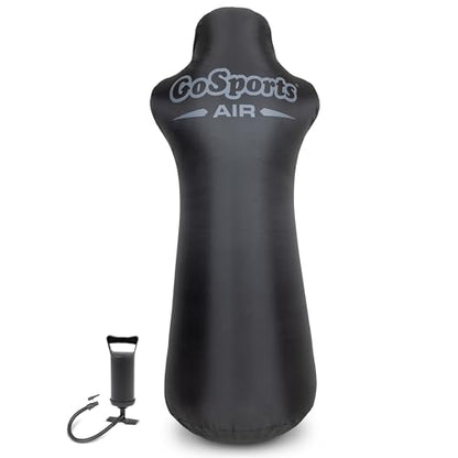 GoSports Football Blocking and Tackling Dummy with Water Weighted Base - Football Training Equipment for Practice - 6 ft Tall Inflatable