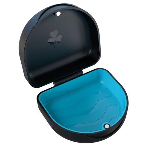 Retainer Case,Orthodontic Mouthguard Cases (Black)
