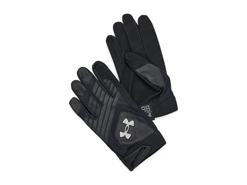 Under Armour Clean Up Baseball Gloves - color: (001) Black / Black / Metallic Black, size: X-Large