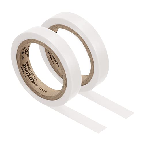 PATIKIL Grip Finishing Tape, PVC Racquet Finishing Tapes Racket Accessories Sticky Seal for Tennis Badminton - color: White