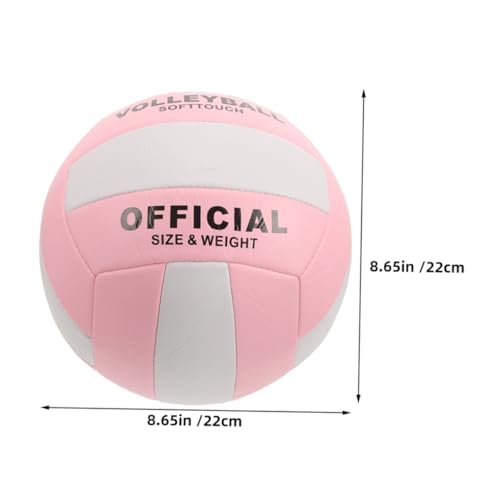 Outanaya Soft Volleyball for Indoor Training Durable Inflatable Practice Ball Excellent Control Handling for Sports Training Equipment Stylish Design for Competitions