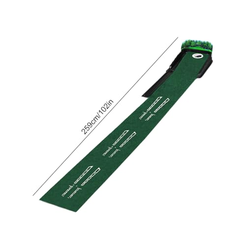 golfPutting Mat - Indoor Outdoor Training Aid, Automatic Ball Return Track | Multifunctional Tiny golfPractice Mat for Enthusiasts Lovers Mini Games Home Offices Skill Improvement Fun Challenge
