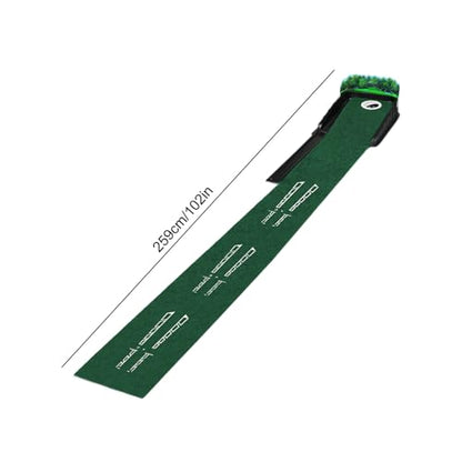 golfPutting Mat - Indoor Outdoor Training Aid, Automatic Ball Return Track | Multifunctional Tiny golfPractice Mat for Enthusiasts Lovers Mini Games Home Offices Skill Improvement Fun Challenge