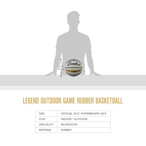Baden Legend Rubber Basketball