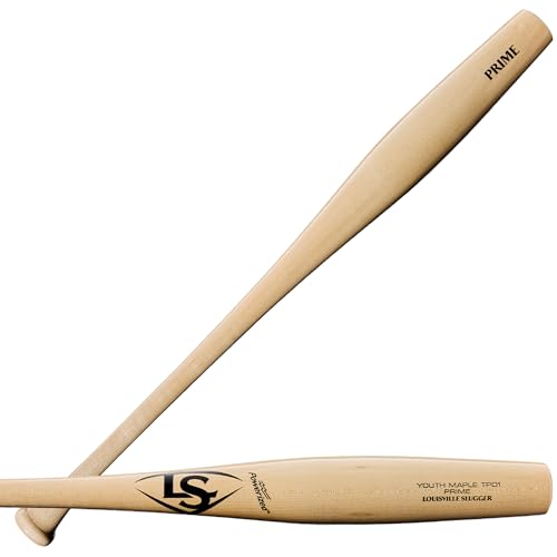 Louisville Slugger Youth Prime TPD1 Torpedo-Shaped Maple Wood Baseball Bats - (28", 29", 30", 31") - color: Natural, size: 31"