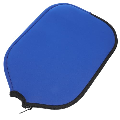 Uonlytech Pickleball Paddle Sleeve and Table Tennis Racket Cover, Blue Neoprene Scratch- Resistant Protection Bag with Portable Storage for Outdoor and Indoor Sports