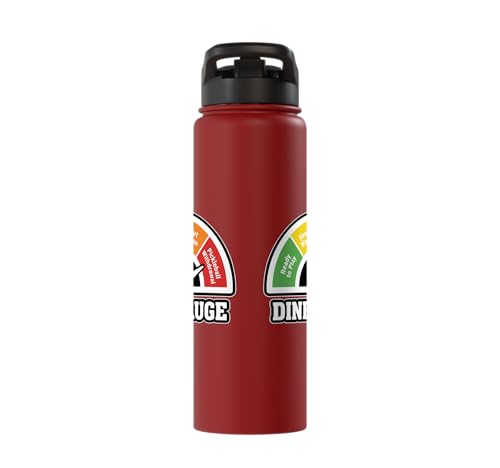 Stainless Steel Insulated Water Bottle - color: Red