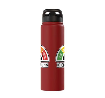 Stainless Steel Insulated Water Bottle - color: Red