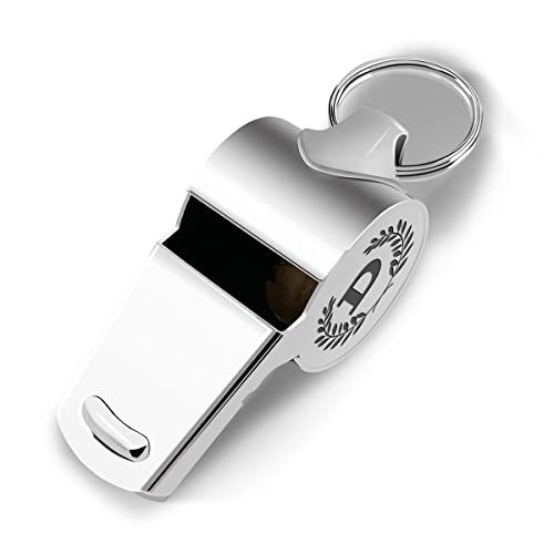 fkovcdy Initial Coach Gifts, Whistle for Coaches, Whistle Emergency, Thank You Coach Gifts, Personalized Monogram Coaches Whistle - color: The letter D