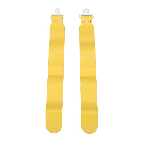 Adjustable Flag Football Set, 5 PCS PP Flag Football Belts with 10 Flags for Youth and Adults, Durable Training Equipment for Beach Games and Team Sports (Yellow)
