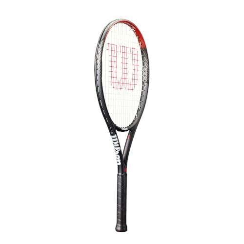 Wilson Pro Staff Precision NXT 26 Recreational Tennis Racket - Black/Red, Grip Size 0-4"