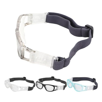 Dribbling Goggles Basketball 3PCS Kids Protective Sports Goggles - Super Soft Nose Pads for Ball Games