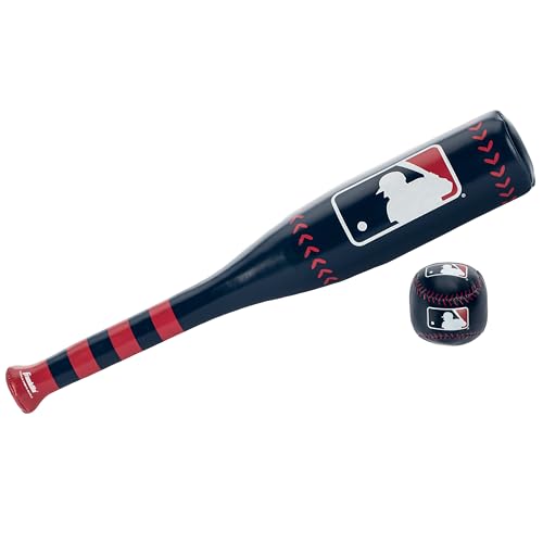 Franklin Sports MLB 21" Soft Sport Bat & Ball - Blue - Lightweight Kids Bat + Ball