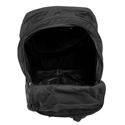 Zunate Large Capacity Sports Backpack, Oxford Cloth Tool Bag with Mesh Pockets for Basketball and Football, Insulated Side Pockets, Red - color: Black