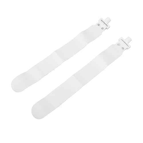 Adjustable Flag Football Set, 5 PCS PP Adjustable Flag Football Belts with 2 Flags for Youth and Adults, Training Equipment for Sports Games and Activities (White)