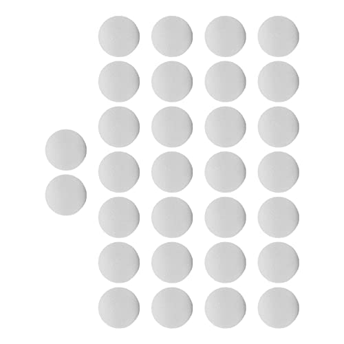 30pcs Indoors Practice Golf Balls, 21.5mm/0.8in Training Multifunction Sport Balls EVA Foam Training Tool for Indoor Swing Practice - color: White