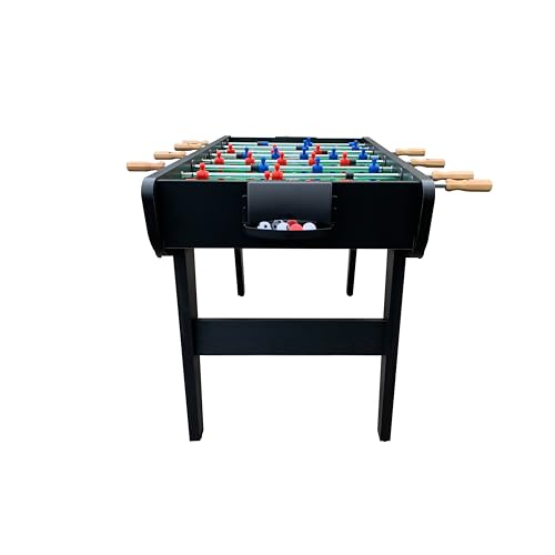 KICK Phoenix 55" Folding Foosball Table – Compact Indoor Game Table - color: Black