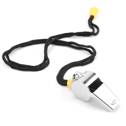 Bsofing Whistle, Coaches Whistle with Lanyard, Whistle for Coaches, Whistle for Teachers, Stainless Steel Sports Whistles, Loud Crisp Sound Whistles Great for Coaches, Referees, and Officials