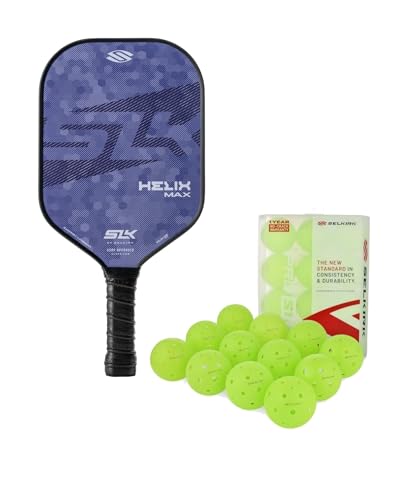 Selkirk Sport SLK Helix Pro Camo Hex Pickleball Paddle & Pro S1 12pk Pickleball Ball Bundle