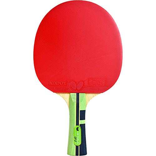 Butterfly Lin Yun-Ju Shakehand Ping Pong Paddle - Lightweight & Offers A High Degree of Control for Developing Table Tennis Players - Recommended for Beginners