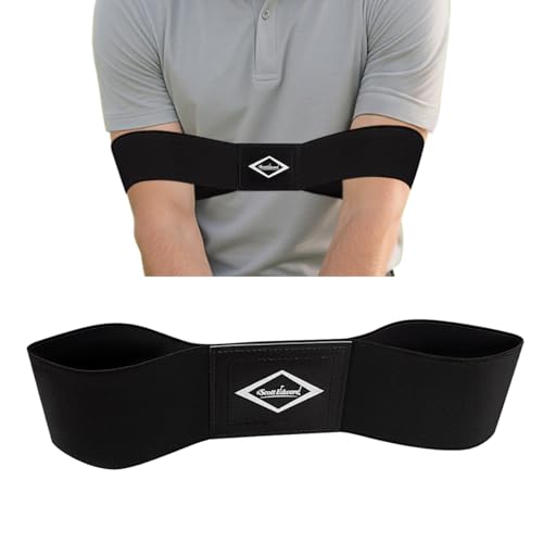 Scott Edward Pro Golf Swing Training Aid,Swing Correcting Arm Band Correct Training Swing Gesture Alignment Practice Tool for Golf Beginners,Man,Boy,Male