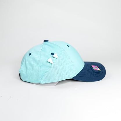 Ladies Adjustable Hats - Tee Holder with Tees & Bill Magnet with Ball Marker - 100% Custom Made - color: Lady Blue, style: Offset