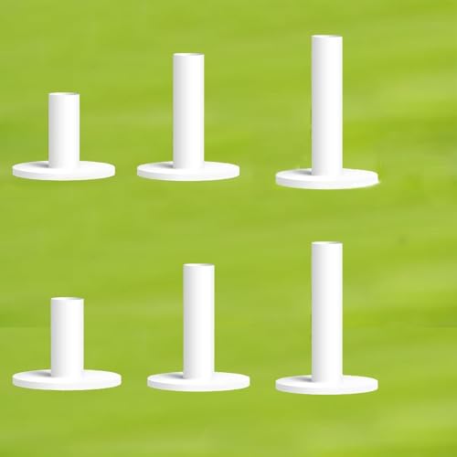 Brccee AC Rubber Golf Tees for Mats, Driving Range Tee, Golf Accessories for Indoor & Outdoor Practice - size: 3 ", 2.5 ", 2" MIX