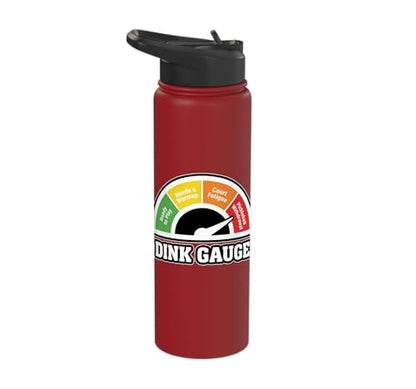 Stainless Steel Insulated Water Bottle - color: Red