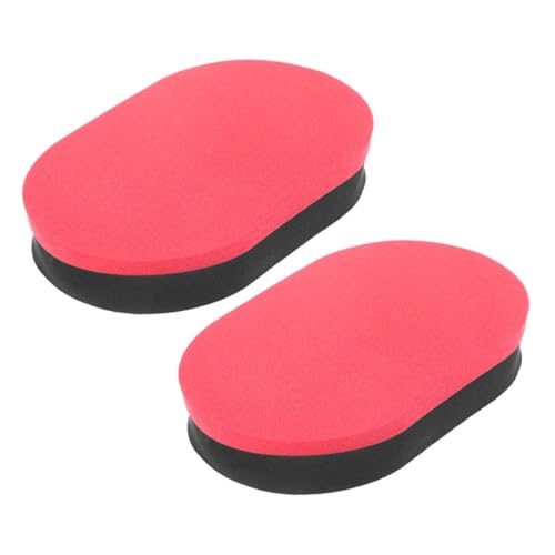 Kisangel 2pcs Pong Paddle Eraser Carbon Racket Cleaner Table Tennis Cleaning Sponge Dry Cleaning Technology