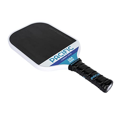 Carbon Fiber Pickleball Paddles | USAPA Approved Pickleball Paddles | Pro Grit Texture, Max Spin & Comfort | Pickle Ball Paddles Include Paddle Cover | 13MM & 16MM - color: CURRENT LTE 16.5" x 7.5" x 16mm