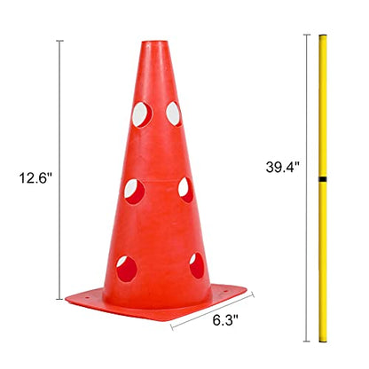 Hurdle Ladder Triangle Marker Cone Pad Disk Hurdle Multifunctional Set