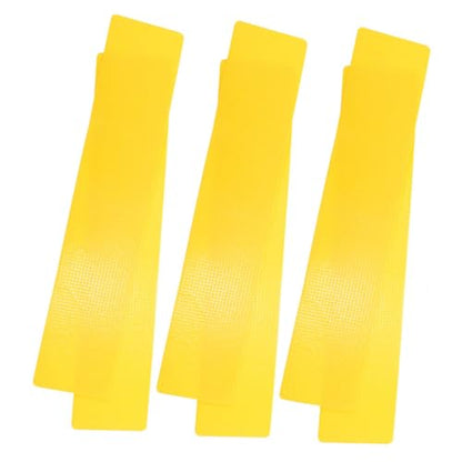 balacoo 6pcs Sports Court Carpet Markers Tennis Training Aid Rectangular Yellow Agility Training Signs for Soccer Football Court Line Markers Training Supplies