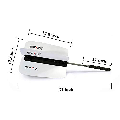 HOW TRUE Golf Power Resistance Trainer Golf Swing Trainer Golf Power Swing Fan, White