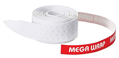 Tourna Mega Wrap Tennis Replacement Grip - color: White