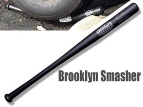 Cold Steel Brooklyn Smasher, Black, 34 Inch & Brooklyn Series Unbreakable Baseball Bat - Made of High-Impact Polypropylene, Brooklyn Slammer (19"), One Size (92BSW)