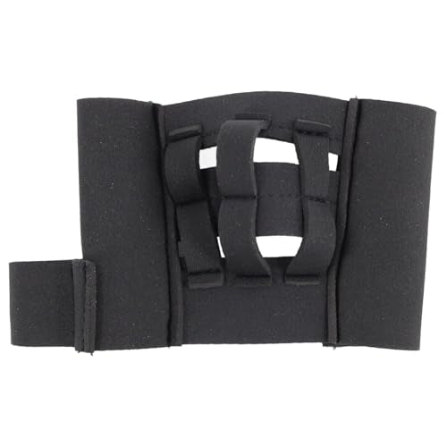 Black 6.6 in Baseball Training Glove, Mini Neoprene Softball Training Aid, Improves Fielding & Hand-Eye Coordination