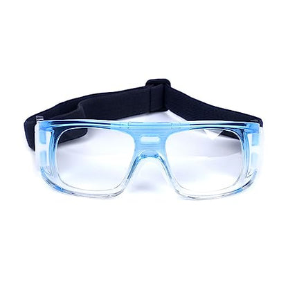 Sports Goggles Glasses for Men Women Racquetball Basketball Football Protective Glasses Shock Lens - color: Navy Blue
