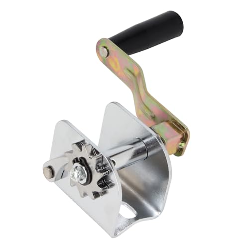 Hand Crank Tensioner, Hardware Crank Tensioning Device Replacement with Long Detachable Handle Tennis Post Reel Tennis Post Winder Accessories for Outdoor Volleyball Badminton Tennis Pole Net