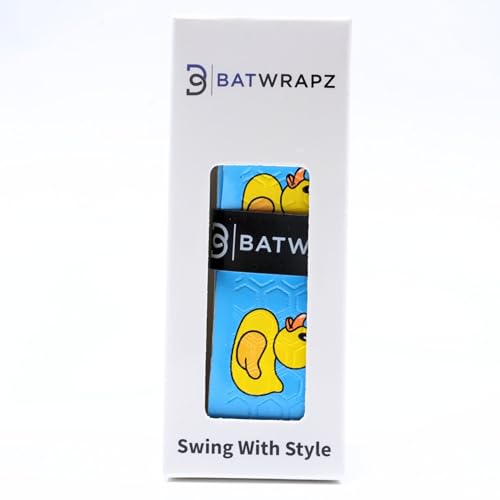 Bat Grip Tape for Baseball - Softball Precut and Pro Feel Bat Grip Tape Replacement - color: The Rubber Duck