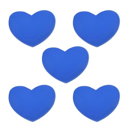 Tennis Racket Vibration Dampener Soft Silicone Racket Shock Absorber for Tennis Racquet String - Heart Shaped - color: Navy Blue