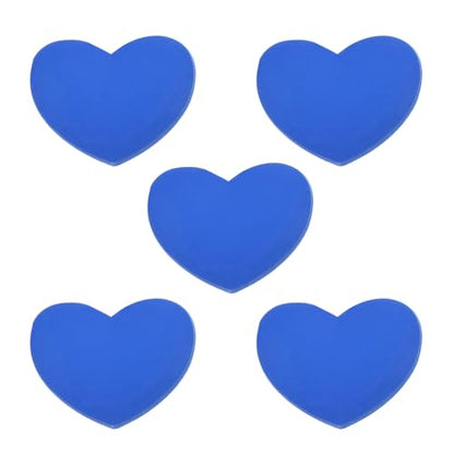 Tennis Racket Vibration Dampener Soft Silicone Racket Shock Absorber for Tennis Racquet String - Heart Shaped - color: Navy Blue